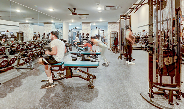 Two-Story Fitness Center