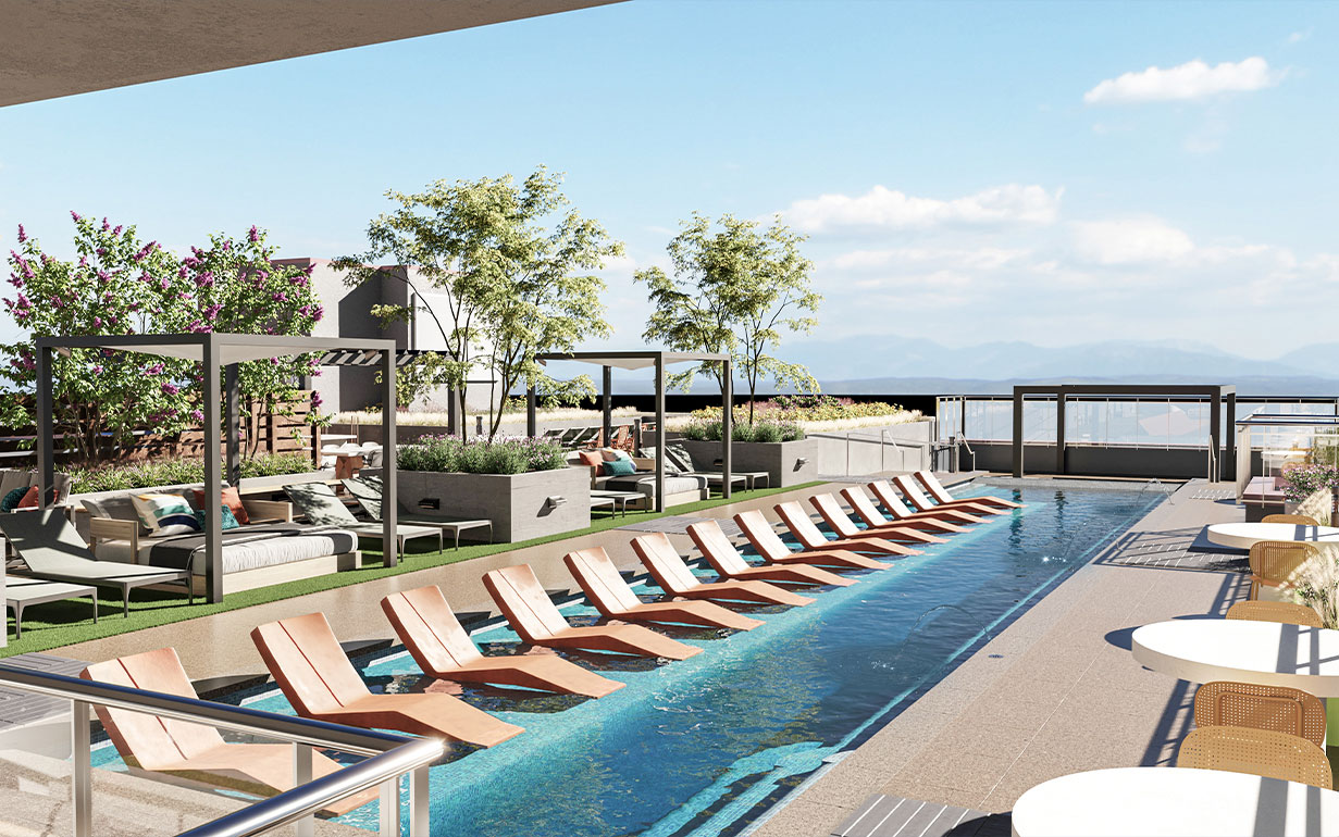 The Mark Austin Resort Style Pool