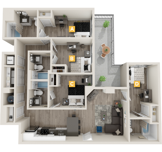 D4 Rendering
