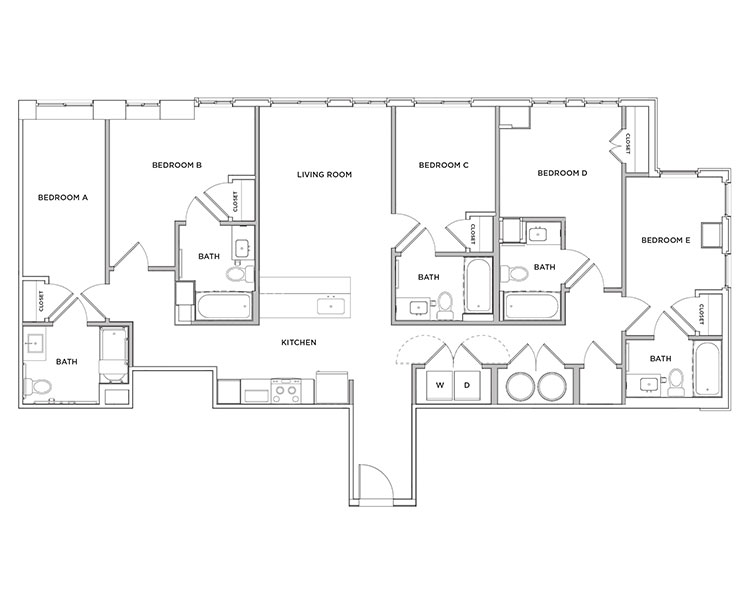 E6A - 5x5 Floor plan