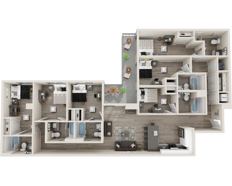 F2S - 6x6 Floor plan