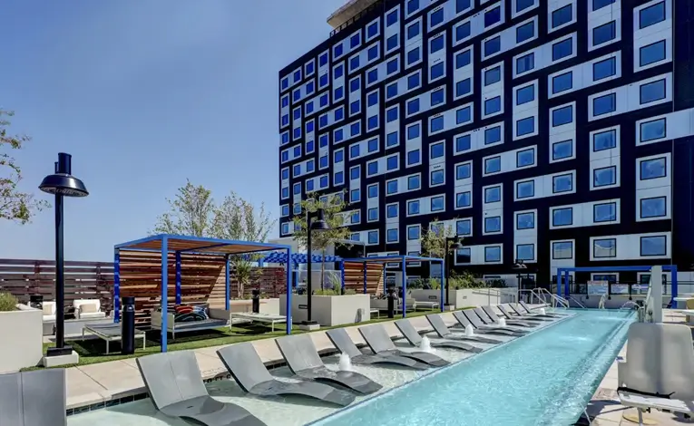 resort style pool